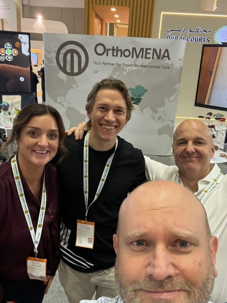 Hugh Sheridan with O&P colleagues on the road