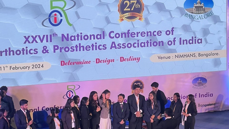 O&P professionals at the 27th National Conference of the Orthotics & Prosthetics Association of India, Bangalore