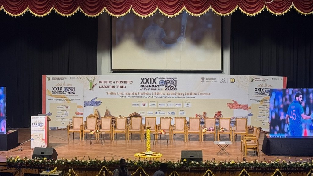 Main stage at the 29th OPAI national conference, Gujarat 2026