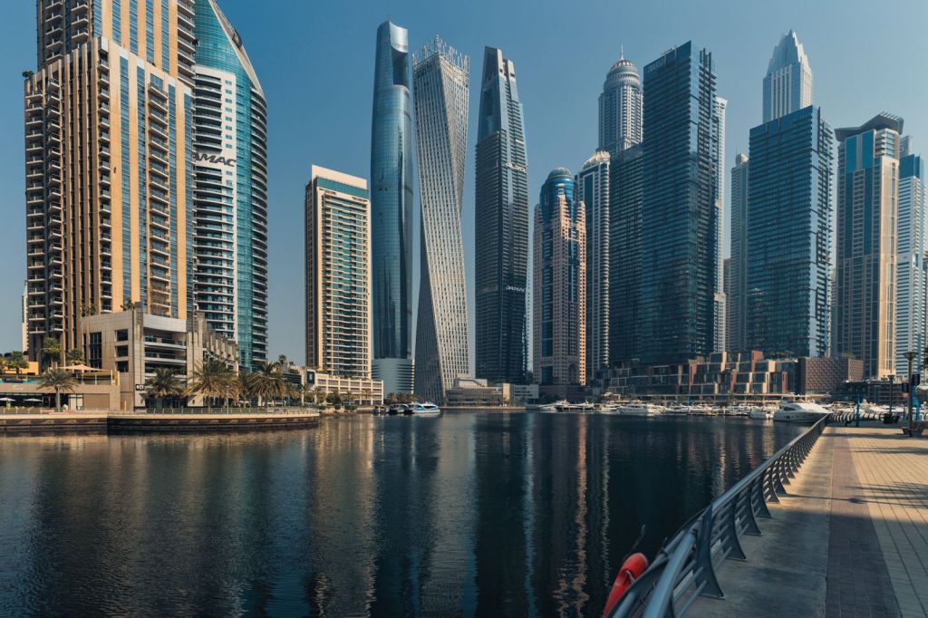 Dubai skyline, United Arab Emirates